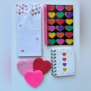 Hearts Notepad set